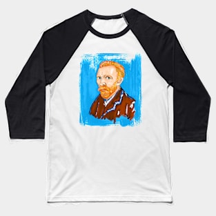 Denizko Art Van Gogh Self Portrait Baseball T-Shirt